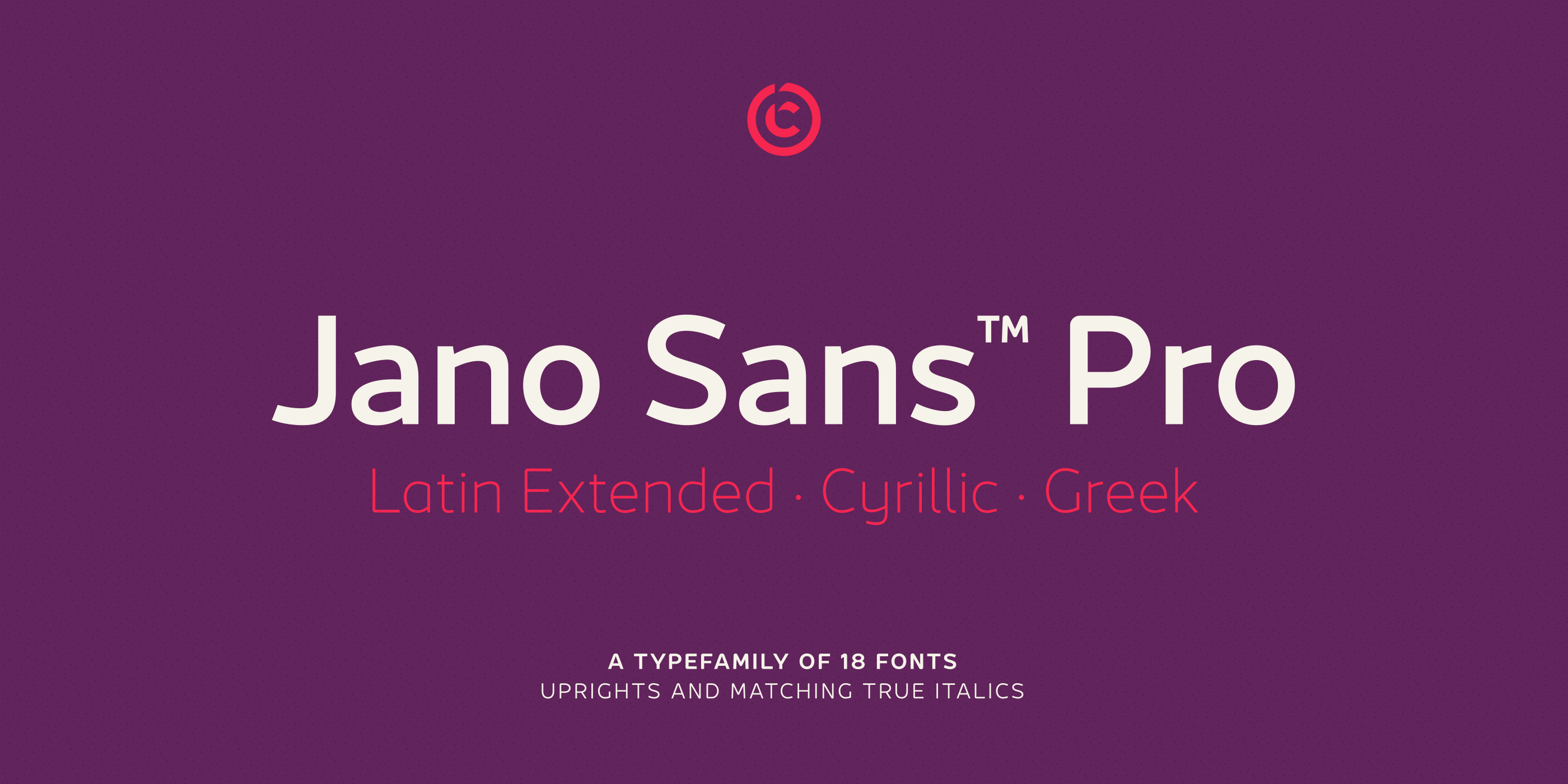 Beispiel einer Jano Sans Pro Regular Italic-Schriftart