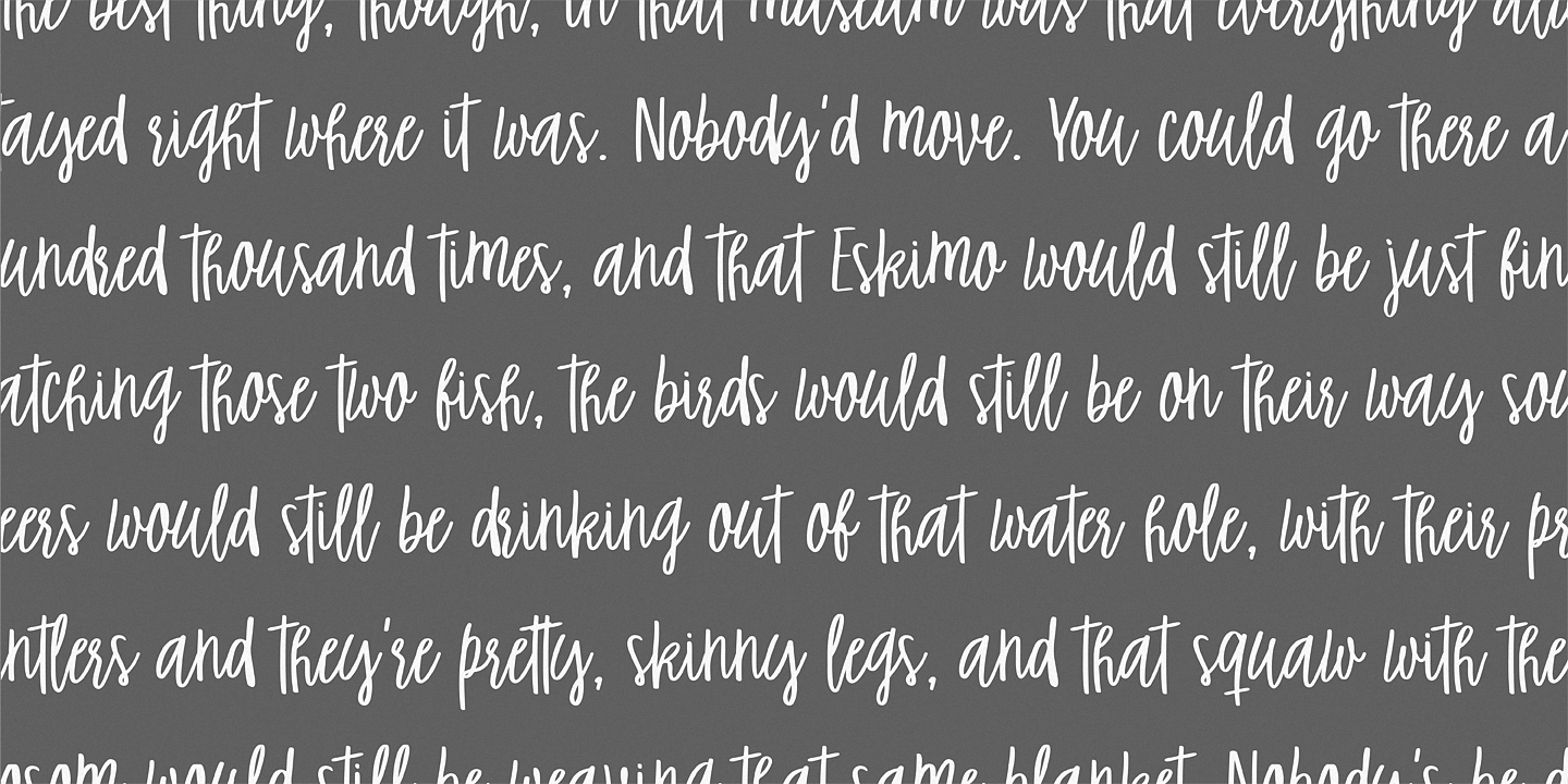 Beispiel einer Wonsmith Bold-Schriftart