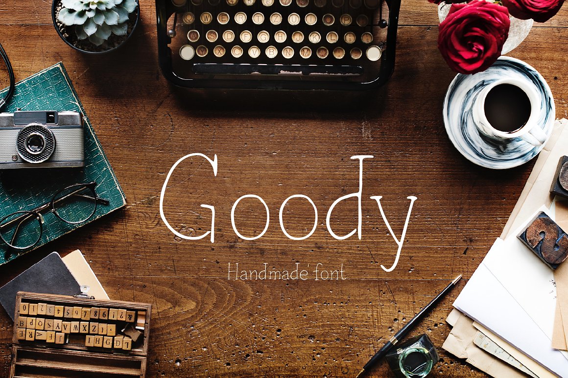 Beispiel einer Rabbits Goody Goody-Schriftart