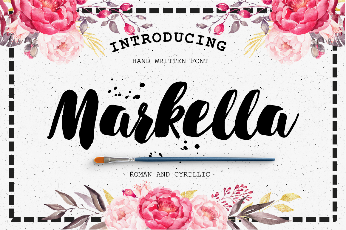 Beispiel einer Markella-Schriftart