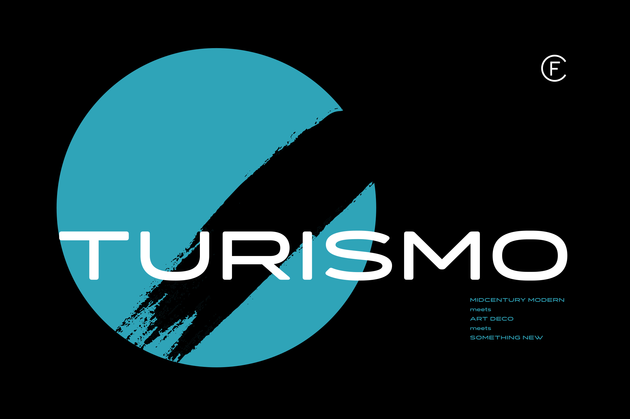 Beispiel einer Turismo 600-Schriftart