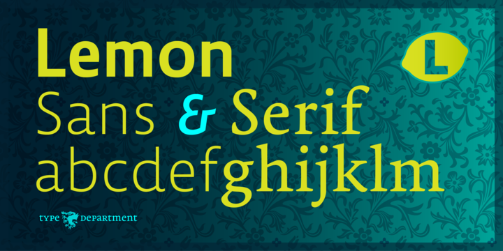 Beispiel einer Lemon Sans Rounded Light-Schriftart