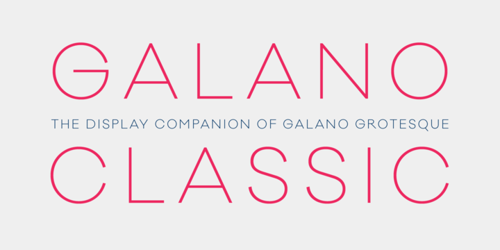 Beispiel einer Galano Classic Alt Bold Italic-Schriftart