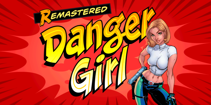 Beispiel einer CC Danger Girl-Schriftart