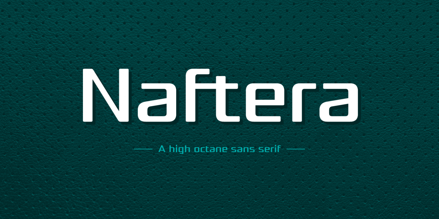 Beispiel einer NAFTERA-Schriftart