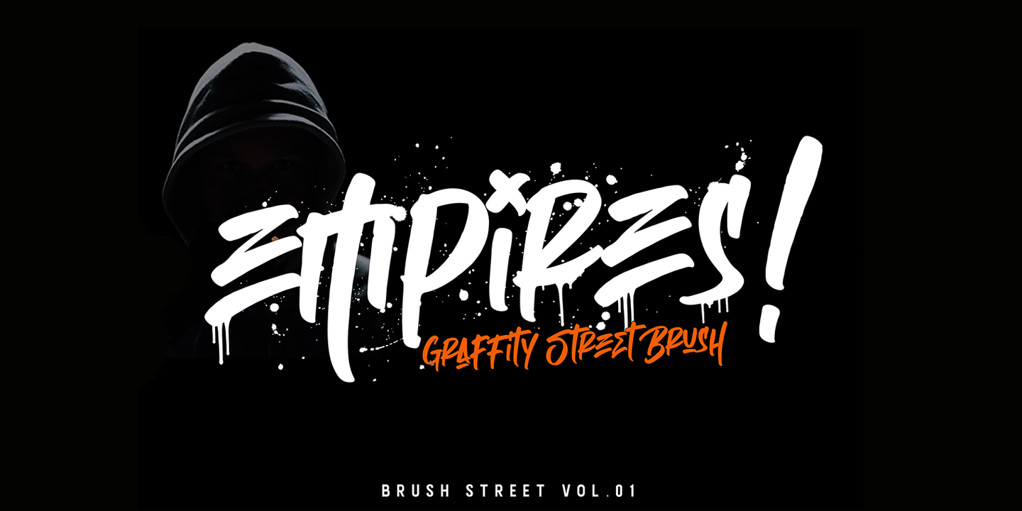 Beispiel einer Empires Regular-Schriftart