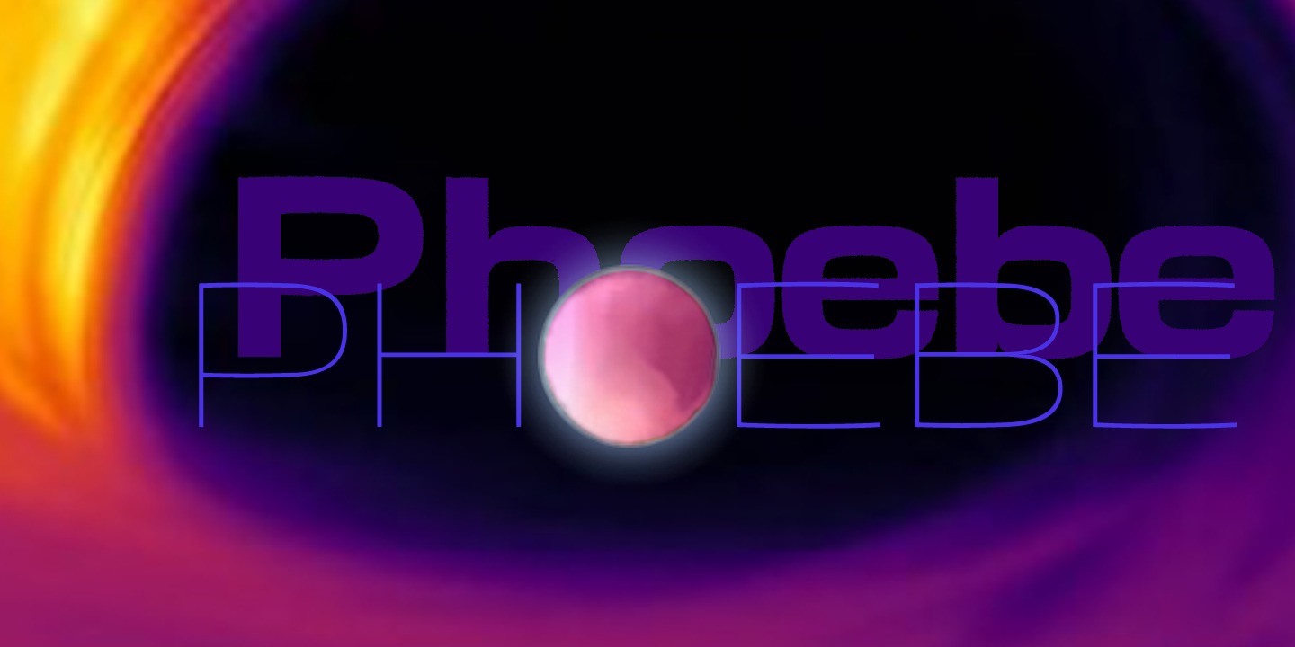 Beispiel einer Phoebe Thin-Schriftart