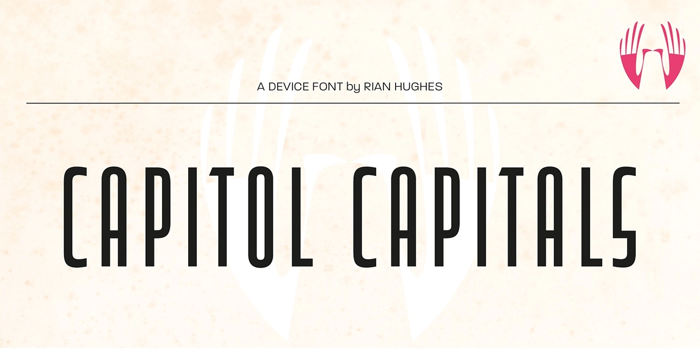 Beispiel einer Capitol Demi Bold-Schriftart