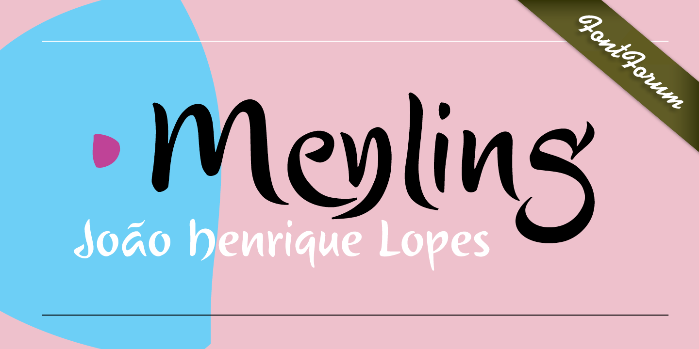 Beispiel einer Meyling-Schriftart