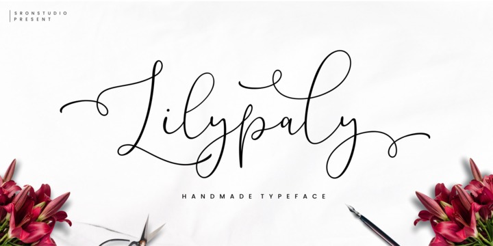 Beispiel einer Lilypaly-Schriftart