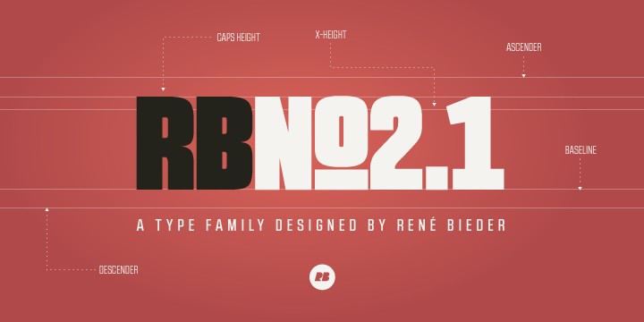 Beispiel einer RBNo2.1 a Medium-Schriftart