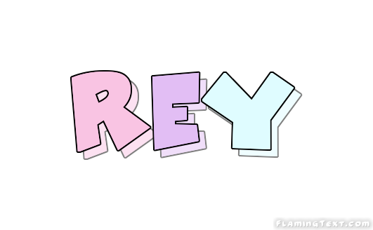 Beispiel einer -OC Rey-Schriftart