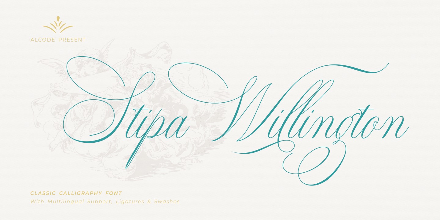 Beispiel einer Stipa Willington Regular-Schriftart