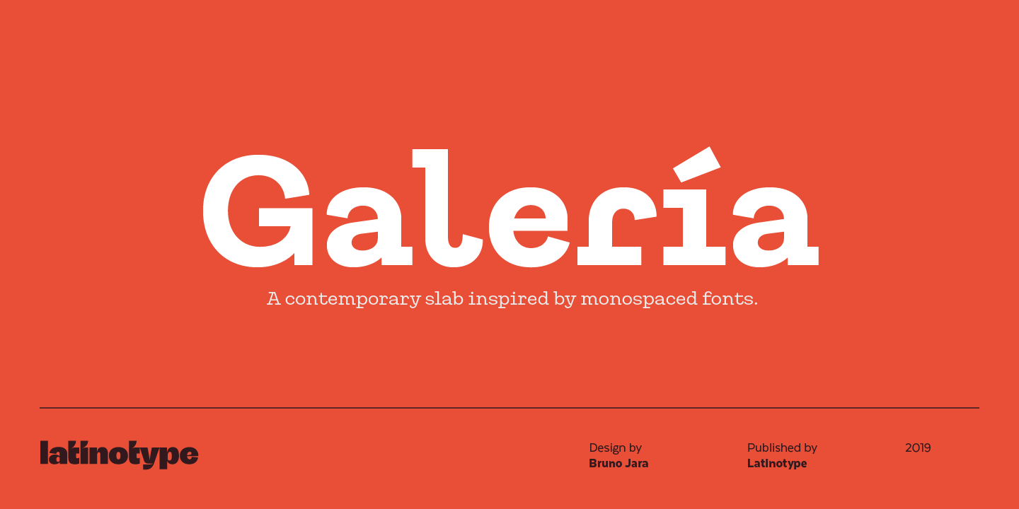 Beispiel einer Galeria SemiBold-Schriftart