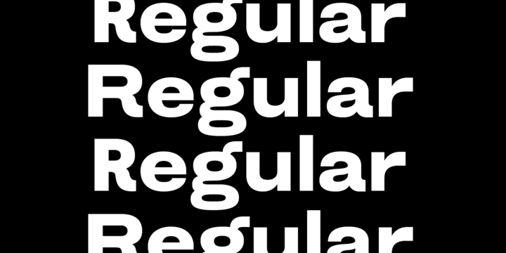 Beispiel einer Burt Regular-Schriftart