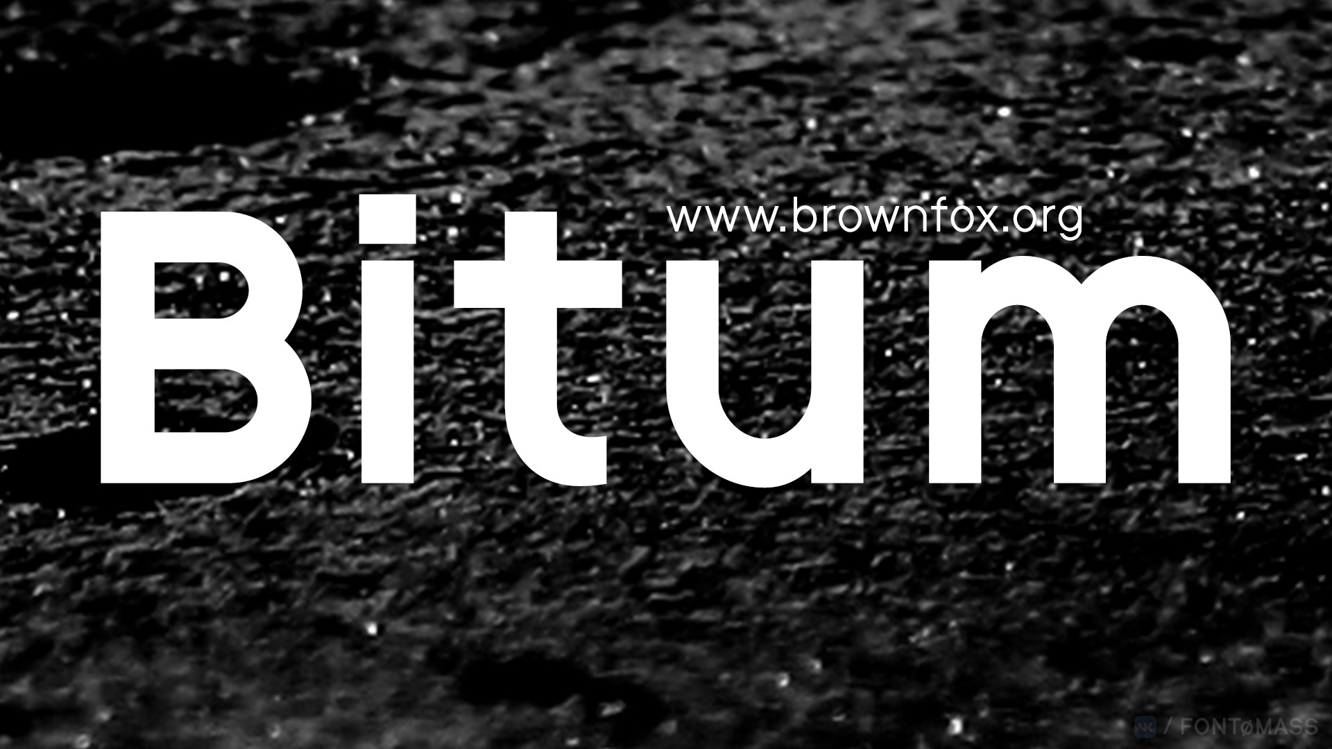 Beispiel einer Bitum Italic-Schriftart