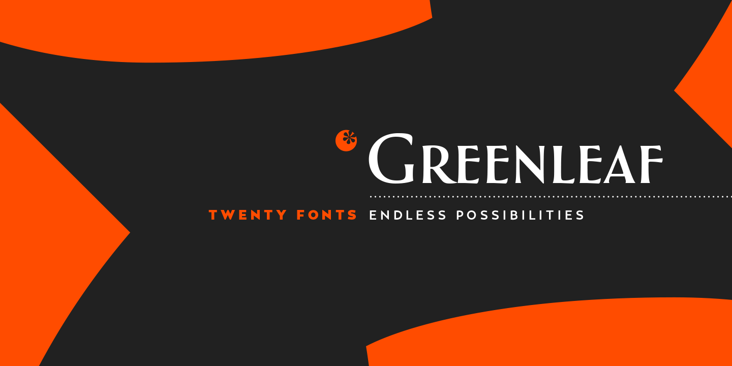 Beispiel einer Greenleaf Eastpoint Ltd-Schriftart