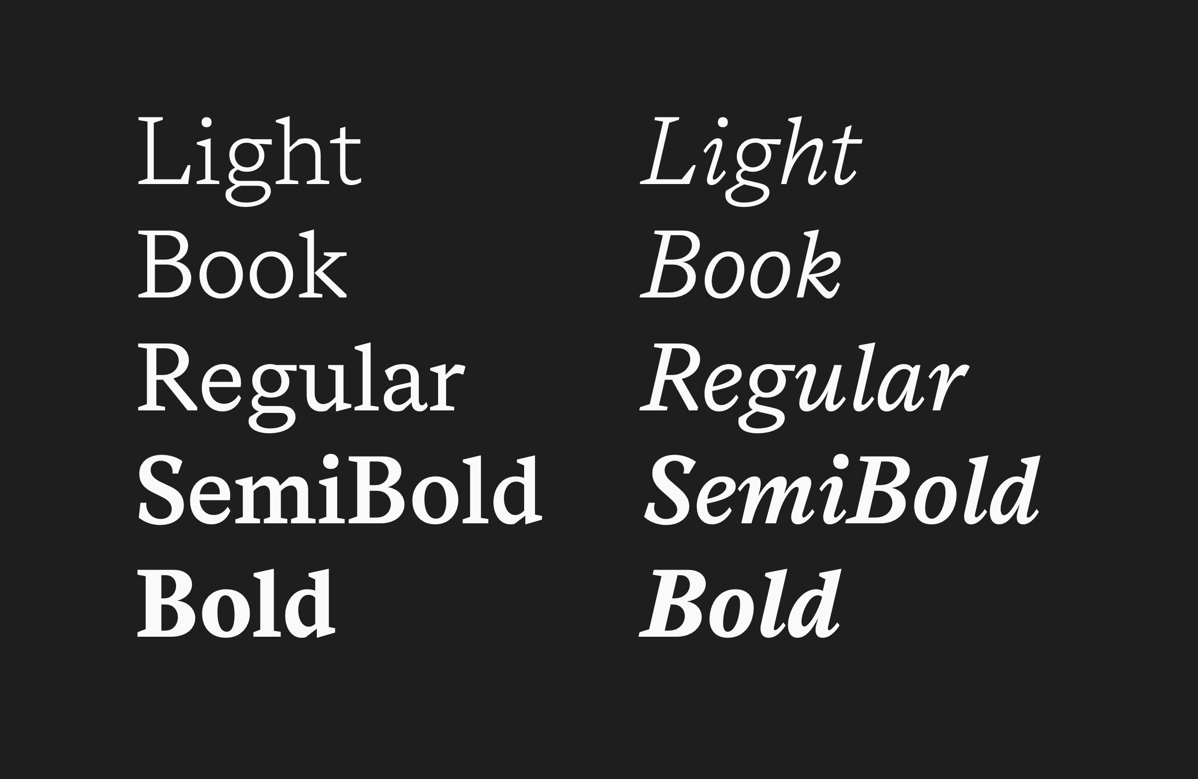 Beispiel einer Messina Serif Light-Schriftart