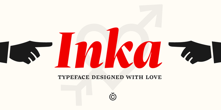 Beispiel einer Inka B Display Italic-Schriftart