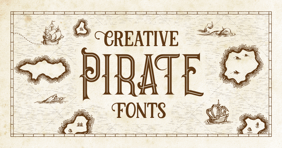 Beispiel einer Pirate Bold-Schriftart