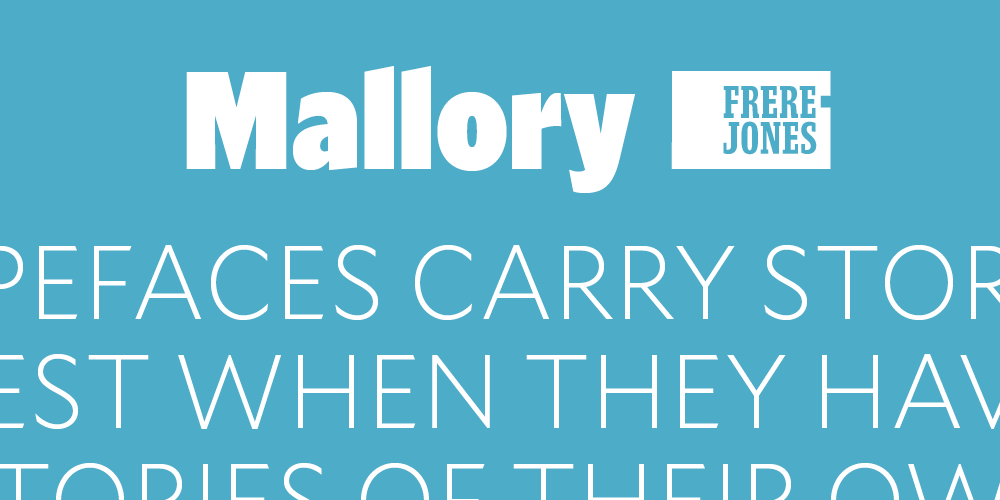 Beispiel einer Mallory Micro Plus Black-Schriftart
