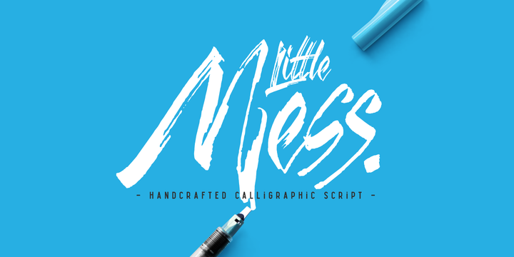 Beispiel einer Little Mess-Schriftart