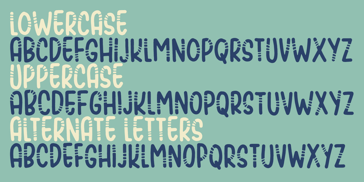 Beispiel einer Superfan Italic-Schriftart