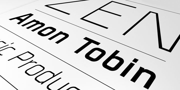 Beispiel einer Metral Bold-Schriftart