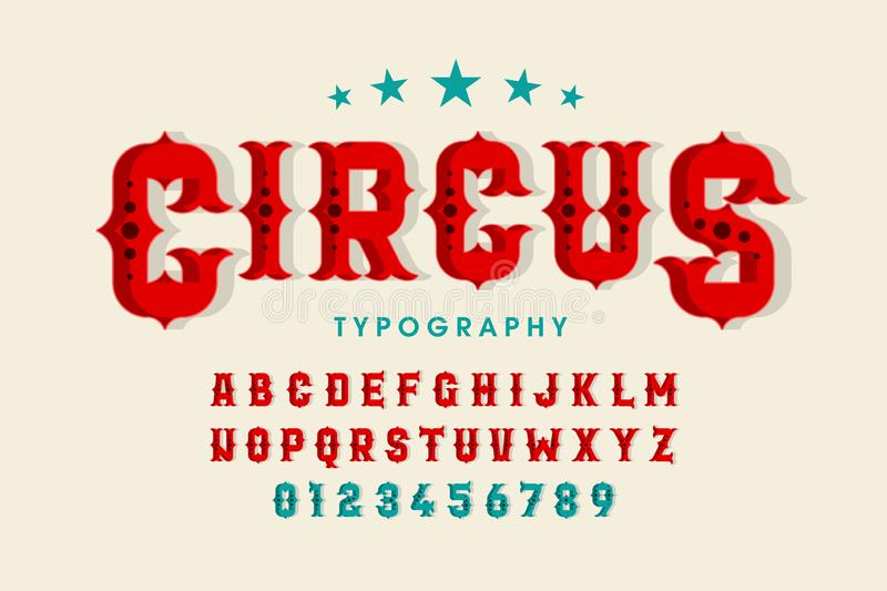 Beispiel einer The Circus-Schriftart