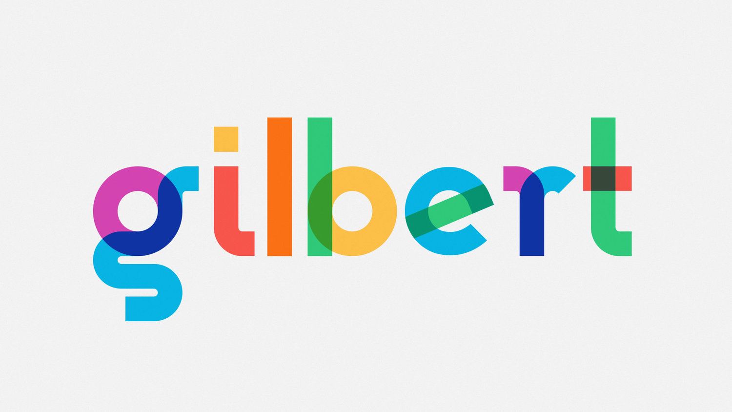 Beispiel einer Gilbert Color Bold-Schriftart