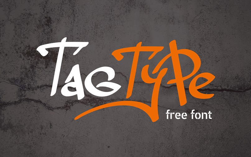 Beispiel einer Tag Type-Schriftart