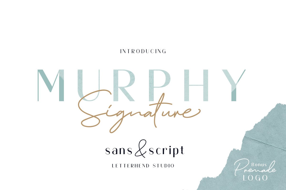 Beispiel einer Murphy Sans-Schriftart
