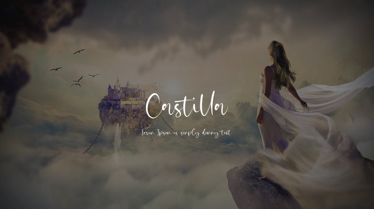 Beispiel einer Castilla-Schriftart