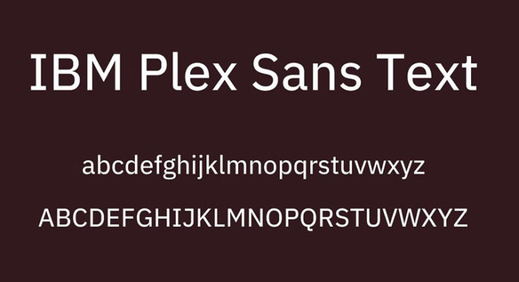 Beispiel einer IBM Plex Sans Devanagari-Schriftart