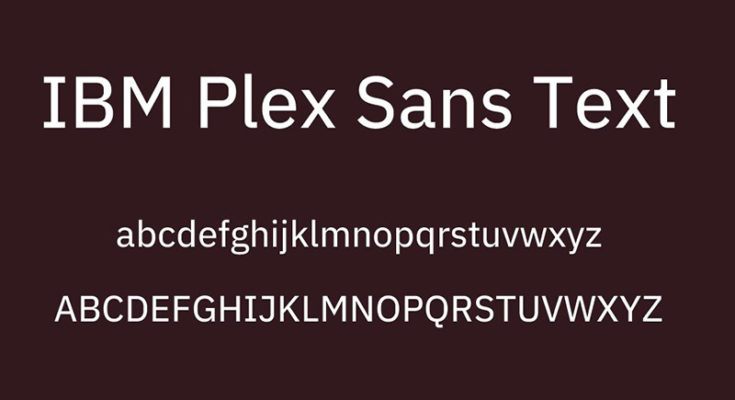 Beispiel einer IBM Plex Sans Devanagari Thin-Schriftart