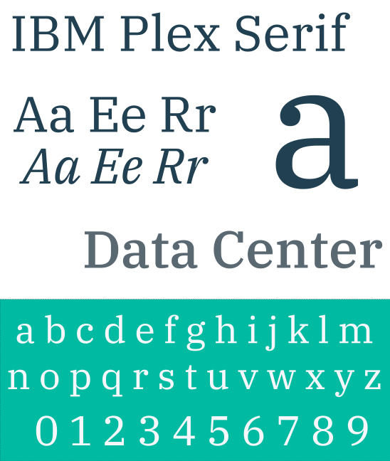 Beispiel einer IBM Plex Sans Thai Looped Medium-Schriftart