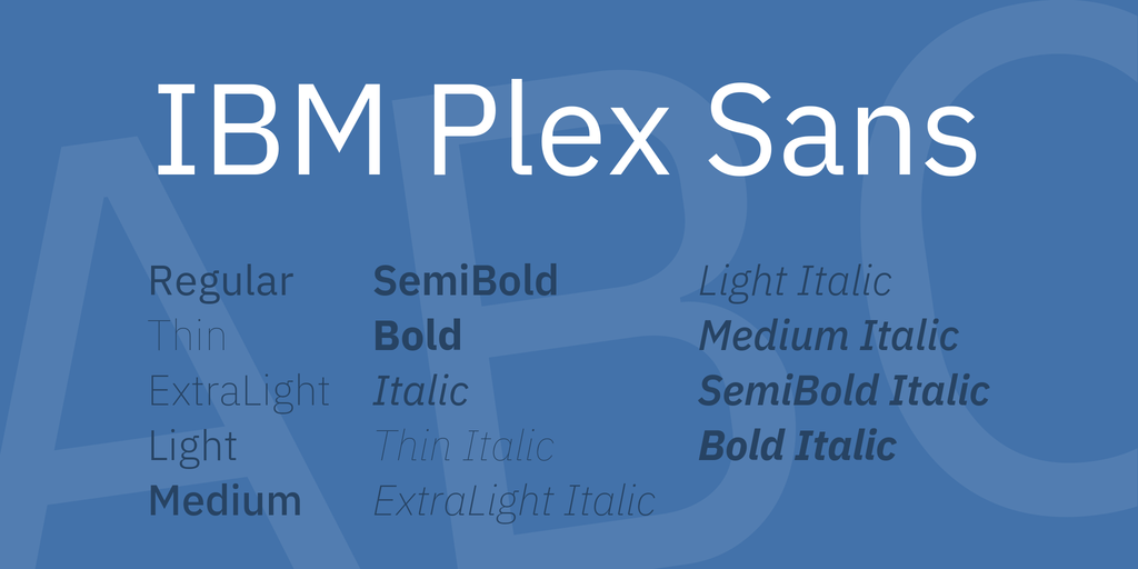 Beispiel einer IBM Plex Sans KR Regular-Schriftart