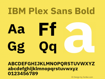 Beispiel einer IBM Plex Sans Thai-Schriftart