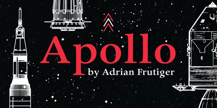 Beispiel einer Apollo-Schriftart
