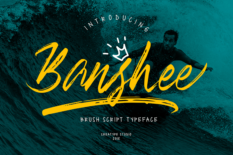 Beispiel einer Banshee-Schriftart