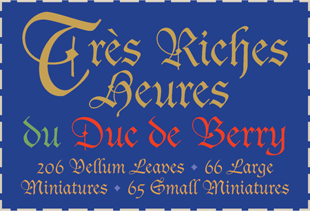 Beispiel einer Duc De Berry-Schriftart