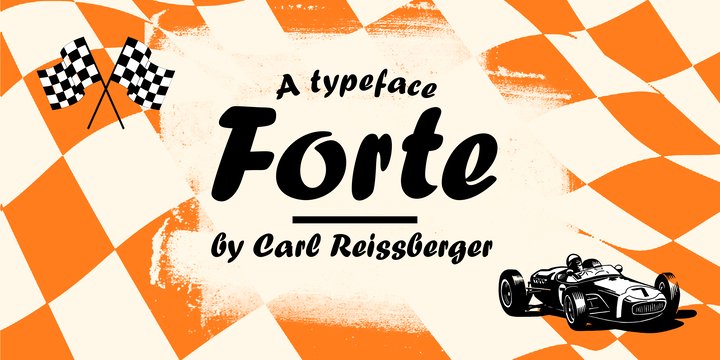 Beispiel einer Forte-Schriftart