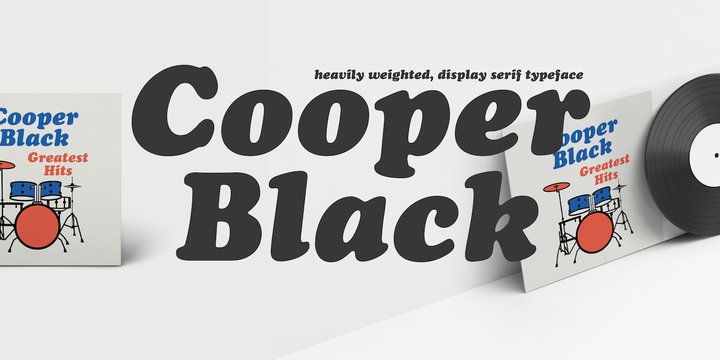Beispiel einer Cooper Black-Schriftart