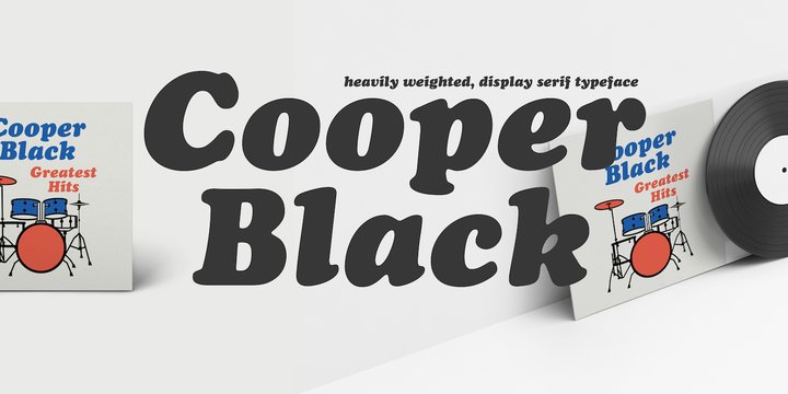 Beispiel einer Cooper Black Italic-Schriftart