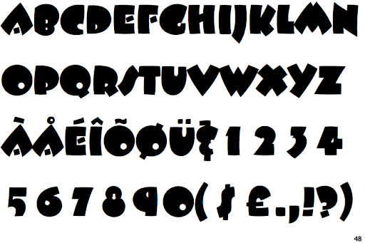 Beispiel einer ITC Beesknees-Schriftart