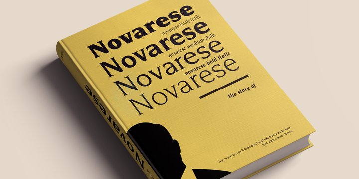 Beispiel einer ITC Novarese-Schriftart