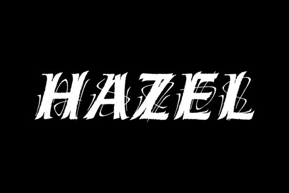 Beispiel einer Hazel Regular-Schriftart