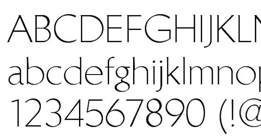 Beispiel einer Linotype Brewery Regular-Schriftart