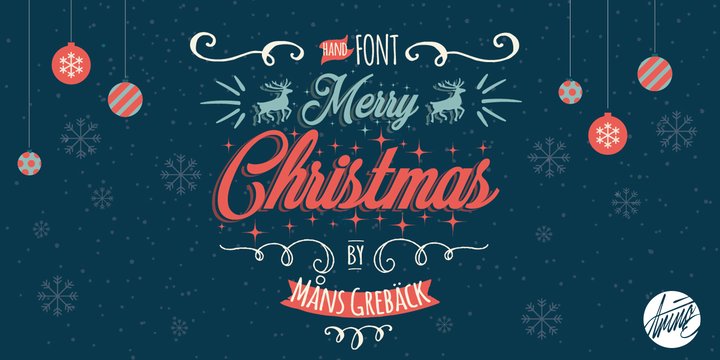 Beispiel einer Merry Christmas Regular-Schriftart