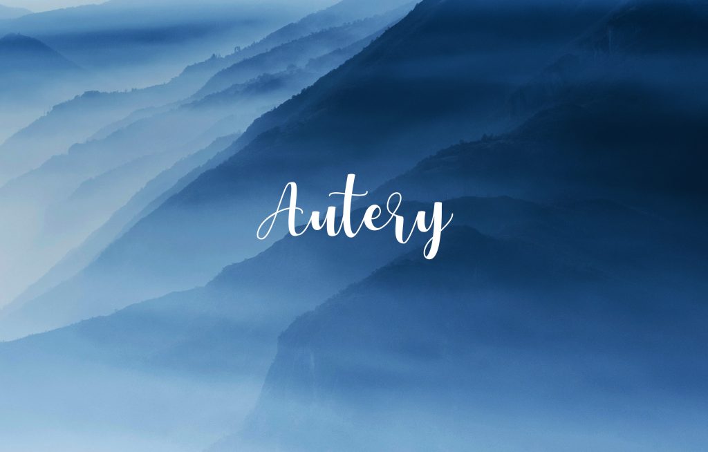 Beispiel einer Autery Regular-Schriftart